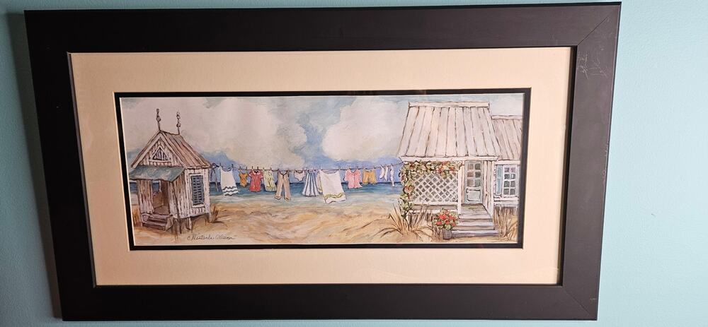 Charlene Olson "Fresh Laundry 11" Framed Print